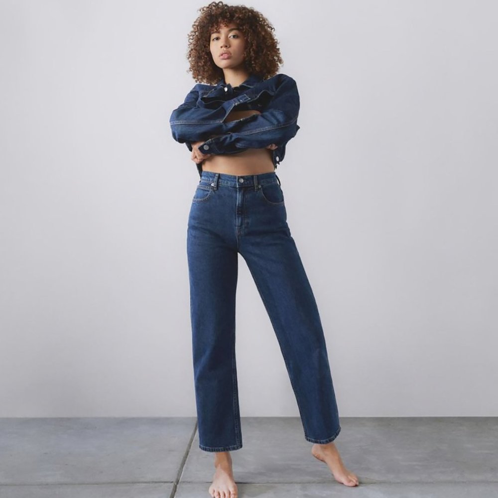 Everlane Way-High Jean in Vintage Indigo